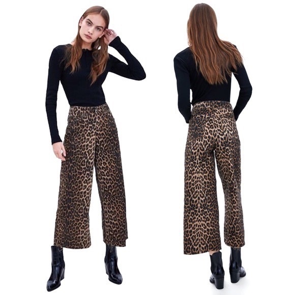 Zara Size 4 Wide Leg Jeans - Picture 4 of 4